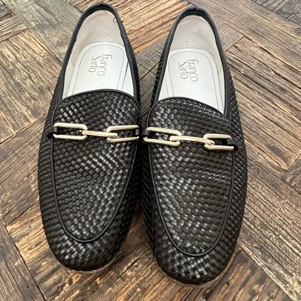 NWOT Women's Franco Sarto Berola Printed Loafer In Black - Sz 8.5 - Picture 6 of 10